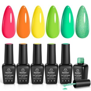 Halloween Neon / 6 Colors Gel Polish Set