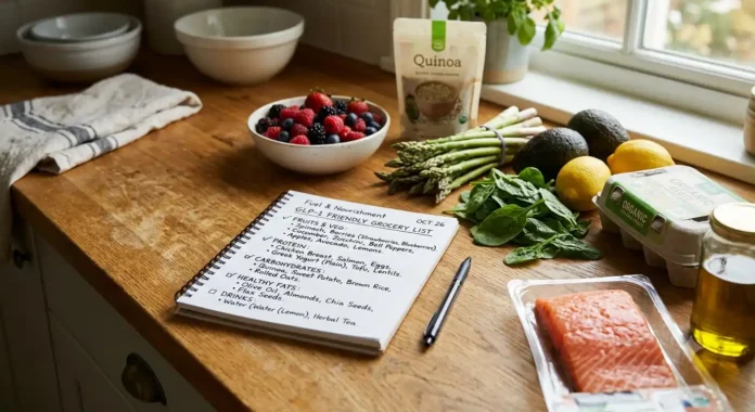 GLP-1 grocery list